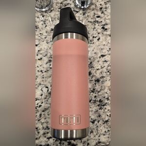 Yeti 18 oz Stainless Steel Rambler in rare Sandstone Pink